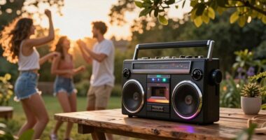 top outdoor boombox speakers