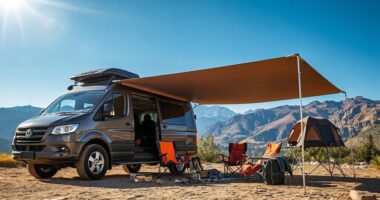 top overland camping awnings