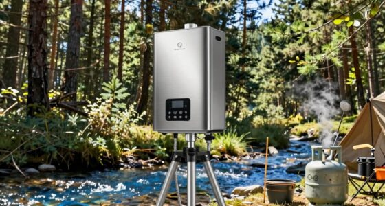 top propane camping water heaters