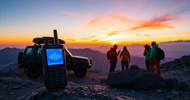 top road trip satellite devices