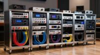 top rolling audio racks