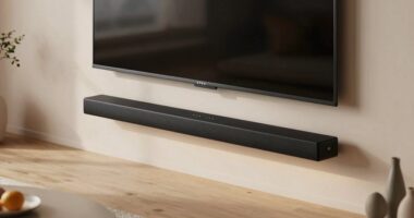 top slim wall mounted soundbars