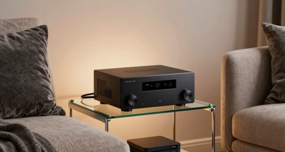top small apartment av receivers