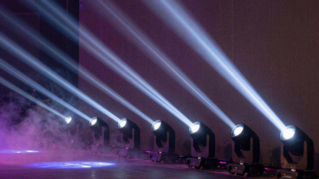 top small stage beam lights
