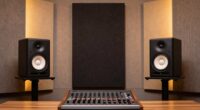 triangle home studio setup