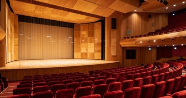 venue acoustics and bass resonance