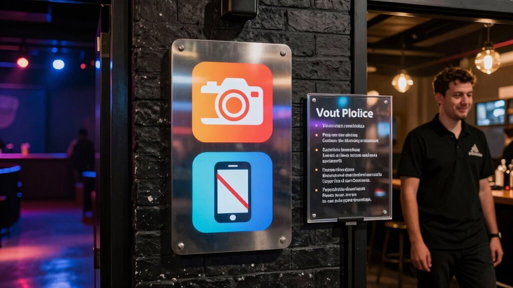 venue recording policy clarity