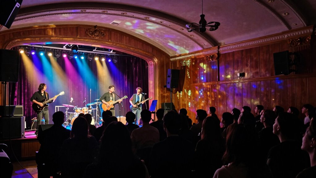 venue size acoustics atmosphere