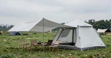 weather resistant festival campground
