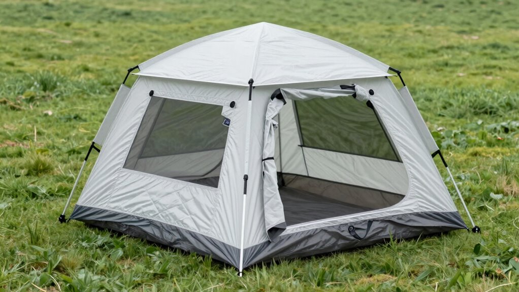 weatherproof privacy tent features