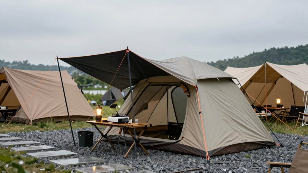weatherproof tent setup tips