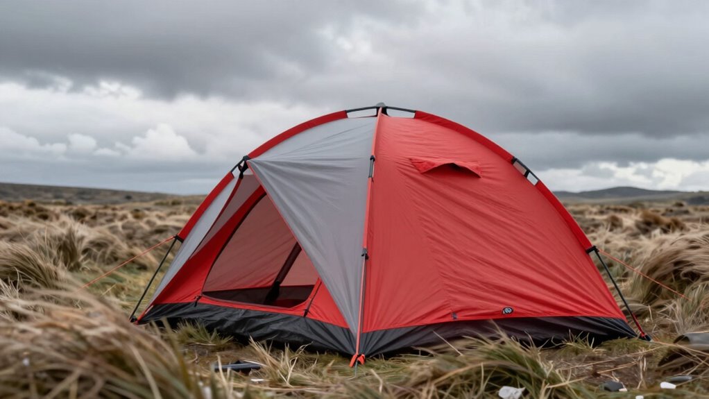wind resistant tunnel tent features