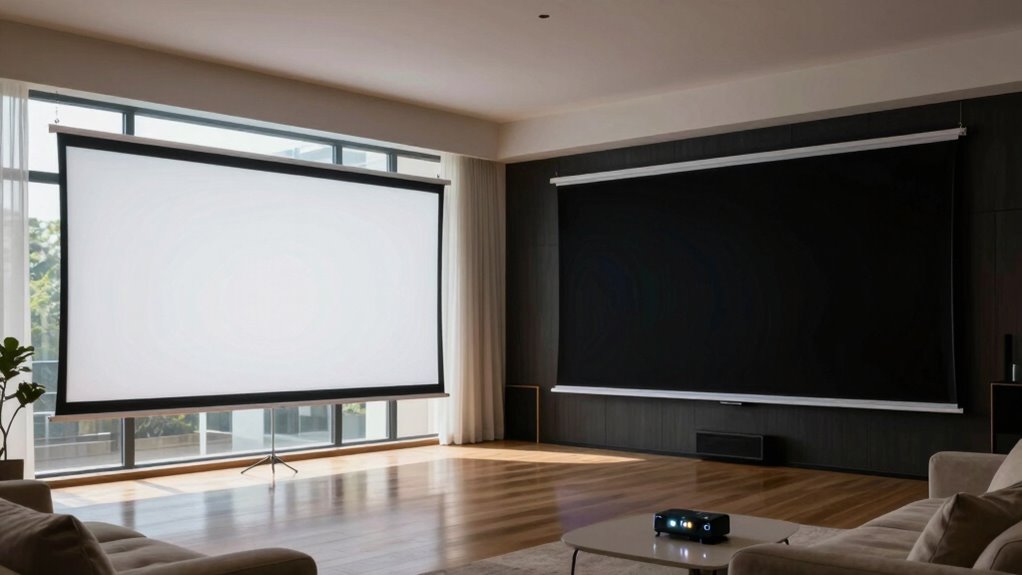 choosing the right projector screen