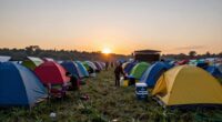 festival camp morning routine