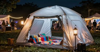 festival tent cooling tips