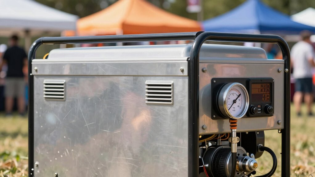 generator noise fuel runtime