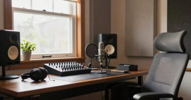 healthy home studio routines
