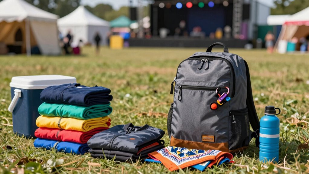 lightweight versatile festival packing