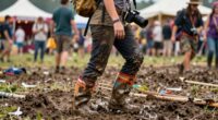 manage festival mud effectively