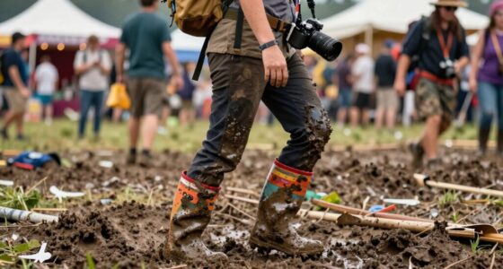 manage festival mud effectively