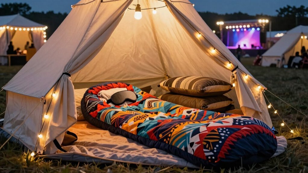optimize festival sleep environment