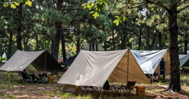 optimized campsite weather protection