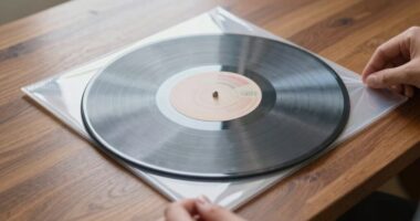 protect record jackets carefully