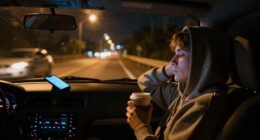 safe driving after late shows