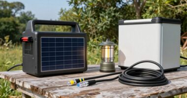 simple safe camping power