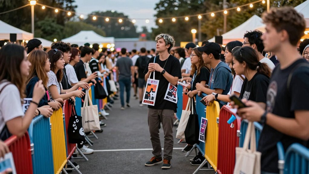 streamline event merchandise access