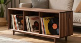 stylish functional record storage