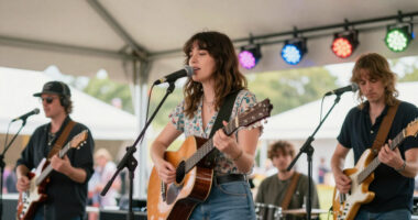 Lucy Dacus Brings Out Brandon Flowers, Hayley Williams, & More At Newport Folk Festival