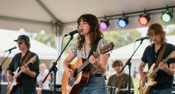 Lucy Dacus Brings Out Brandon Flowers, Hayley Williams, & More At Newport Folk Festival