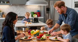 Prince Harry, Meghan and children Archie and Lilibet visit King Charles and Queen Camilla