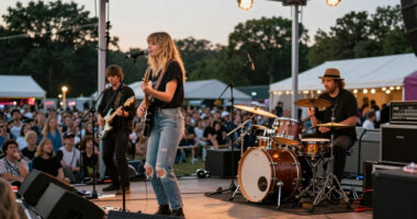 Taylor Momsen, Mike McCready & Matt Cameron Play Suns Of Soundgarden Set At Power To The People Fest